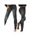 Fymall Sexy Women Denim Leggings Stretchy Slim Leggings Skinny Embroidery Pants