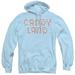 Candy Land Candy Land Logo Adult Pullover Hoodie Sweatshirt Light Blue