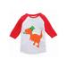 Awkward Styles Irish Dinosaur Toddler Raglan St. Patrick's Day Jersey Shirt Saint Patrick Shirt Kids St. Patrick's Day Outfit St. Patrick Shirt Irish Gifts for Kids Cute Dinosaur Tshirt Dinosaur Gifts