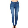 Wax Jeans Women's High Rise Classic 5 Pocket Skinny Jean w/ True Stretch