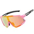 Polarized Sports Sunglasses Outdoor Cycling Glasses with Storage Bag for Women Men Driving Running