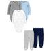 Child of Mine by Carter's Baby Boy Long Sleeve Bodysuits & Pants, 5-Piece