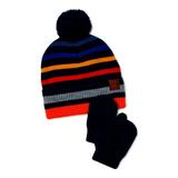 Wonder Nation Toddler Boys' Cuff Beanie and Mitten Set