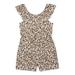 Wonder Nation Girls Printed Ruffle Top Romper, Sizes 4-18 Plus