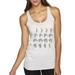 True Way 149 - Women's Tank-Top Moon Phases Stages Full Cresent GibbousÂ Medium White