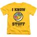 Trevco HBRO327-KT-3 Stretch Armstrong Badge Juvenile 18 by 1 Short Sleeve T-Shirt - Yellow, Large 7