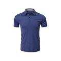 MAWCLOS Mens Polo Shirt Short Sleeve Lapel Classic Fit Sports Workout Tops Summer Casual Lounge Daily Tunic T-Shirts