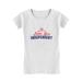 Tstars Girls 4th of July Shirts for Girl Kids Little Miss Independent Independence Day Patriotic USA Gifts Fourth of July Toddler Kids Girls Fitted T Shirt