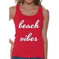 Awkward Styles Beach Vibes Tank Top Women's Vacation Tank Beach Sleeveless Shirt Beach Outfit for Women Summer Party Outfit Summer Vibes Tshirt Summer Vacation Shirts Vacay T-Shirt Travel Tshirt