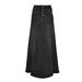 Women's Casual Long Jean Skirt Vintage Demin Skirt