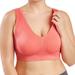 Tuscom Women Pure Color Plus Size Ultra-thin Large Bra Sports Bra Full Bra Cup Tops