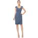 Ever-Pretty formal Sweetheart Cap Sleeve Midi Length Work Dress 10027 Medium