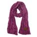 C.C Women's Ultra Soft Chenille Ribbed Thick Warm Knit Shawl Wrap Scarf-Lavender