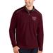 Missouri State University Bears Antigua Glacier Quarter-Zip Pullover Jacket - Maroon/Charcoal