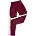 Nova Poly Tricot Warm-Up Pants Maroon Youth Medium Size - MEDIUM