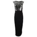 Vince Camuto Womenâ€™s Sequin Illusion-Detail Gown