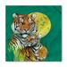 Safari Bandana, Tiger Family in Jungle, Unisex Head and Neck Tie, by Ambesonne