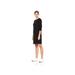 Brand - Daily Ritual Women's Cozy Knit Raglan Sweatshirt Dress, Black, Medium