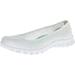 Skechers Sport Women's Sweetpea Slip-On Flat, White, 10 M US