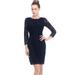 PHISTIC Women's 3/4 Sleeve Lace Sheath Dress