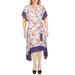 Lauren Ralph Lauren Womens Floral Faux Wrap Midi Dress