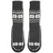 Men's Winter Knitted Floor Socks Indoor Slippers Home Warm Shoes XLarge (27-28cm) Snow Flake Charcoal 1 Pair