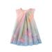 Toddler Kids Baby Girls Summer Dress Unicorn Party Pageant A Line Sundress Tulle Tutu Skirt Outfits Clothes 1-7 Years