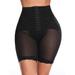 VASLANDA Waist Trainer for Women Thigh Slimmer High Waisted Double Tummy Control Shapewear Postpartum Faja Girdle