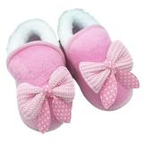 Newborn Baby Girls Cotton Shoes Infant Boys Non-slip Soft Sole Shoes,Slippers Stay on Sock Soft Shoes with Grippers Winter Warm First Walkers Crib Shoes