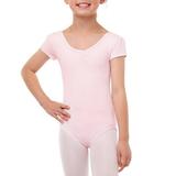 Danskin Now Girls Ballet & Dance Leotard with Premium Nylon Cap Sleeves and Front Liner, Sizes 4-16
