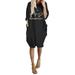 Winter T-Shirt Dress for Women Jumper Midi Long Dress Pullover Long Top Tunic Autumn Casual Dresses Plus Size Holiday Party Sundress