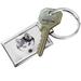 NEONBLOND Keychain Geometric Animal art Siberian Husky Dog