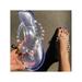Colisha Women Anti-Slip Flip Flops Pearls Decor Slippers Summer Beach Flat Heel Casual Shoes