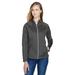 The Ash City - North End Ladies' Gravity Performance Fleece Jacket - CARBN HEATH 452 - M