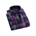 MAWCLOS Mens Lined Striped Shirts Button Down Floral Print Casual Shirt Jacket Long Sleeve
