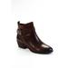 Pre-ownedVince Camuto Womens Leather Solid Low Heel Ankle Boots Brown Size 6.5 M