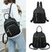 Women s Handbag School Backpack Black Shoulder Travel Bag Rucksack Mini Backpack