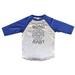 Girls or Boys Bohemian Raglan â€œ Boho Baby â€� Zen Spiritual Toddler & Youth Baseball Tee Medium, Blue