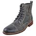 Ferro Aldo Andy Mens Ankle Boots Combat Lace Up Fashion Casual Grey 8 M US