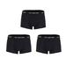 U-Wear Menâ€™s Cotton Underwear Boxer Shorts 3 Pack Briefs For Men â€“ Black (3-Pack), L