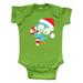 Inktastic Christmas Bird, Blue Bird, Bird With Candy Cane Infant Short Sleeve Bodysuit Unisex