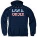 Law Andamp; Order - Logo - Pull-Over Hoodie - Small