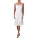 French Connection Womens Ancolie Eyelet A-Line Shirtdress