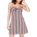 Trixxi Womens Juniors Striped Mini Shift Dress