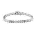 LUSTRO STELLA 925 Silver Made with Swarovski Zirconia Bracelet Size 7.25" Ct 29