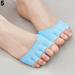 Yesbay Women's Breathable Five Toe Separator Heelless Yoga Sandal Invisible Socks,Sky Blue