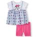 Disney Minnie Mouse Baby Girl Jumper and Short Set, 2-Piece Set