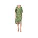 Bobeau Womens Floral Print Casual Wrap Dress