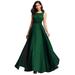 Ever-Pretty Womens A-Line Lace Sleeveless Prom Party Dresses for Women 07695 Green US10