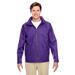 The Team 365 Adult Conquest Jacket with Fleece Lining - SPORT PURPLE - L